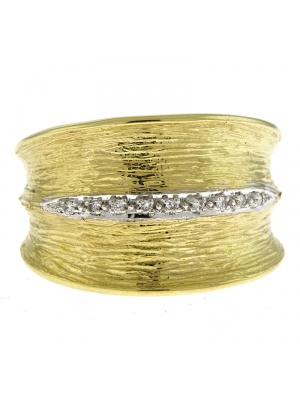 14KT Yellow Texture Ring