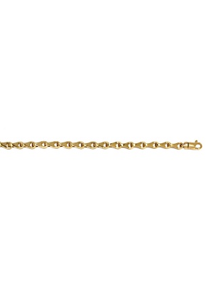 14KT Yellow Solid Link 4.3mm